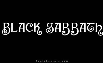 Black Sabbath Font Fontshopinfo.com