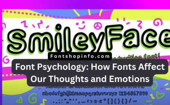 Font Psychology Fontshopinfo.com