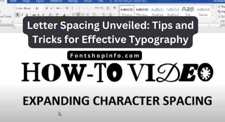 Letter Spacing Fontshopinfo.com