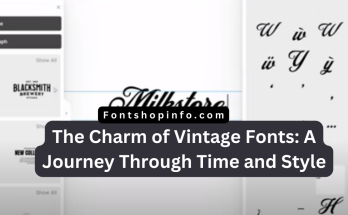 Vintage Fonts Fontshopinfo.com