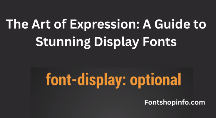 Display fonts Fontshopinfo.com